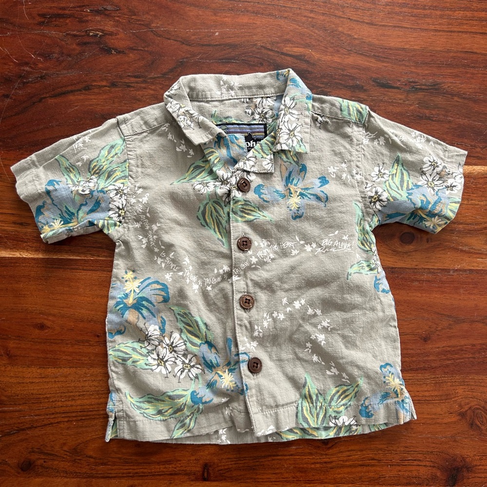Patagonia Baby Pataloha® Shirt button up cotton organic